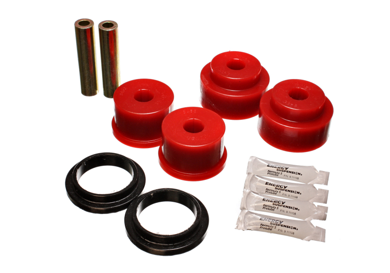 Toyota Corolla Control Arm Bushing Set - Rear - Energy Suspension - Performance Polyurethane - Red - `03-`06